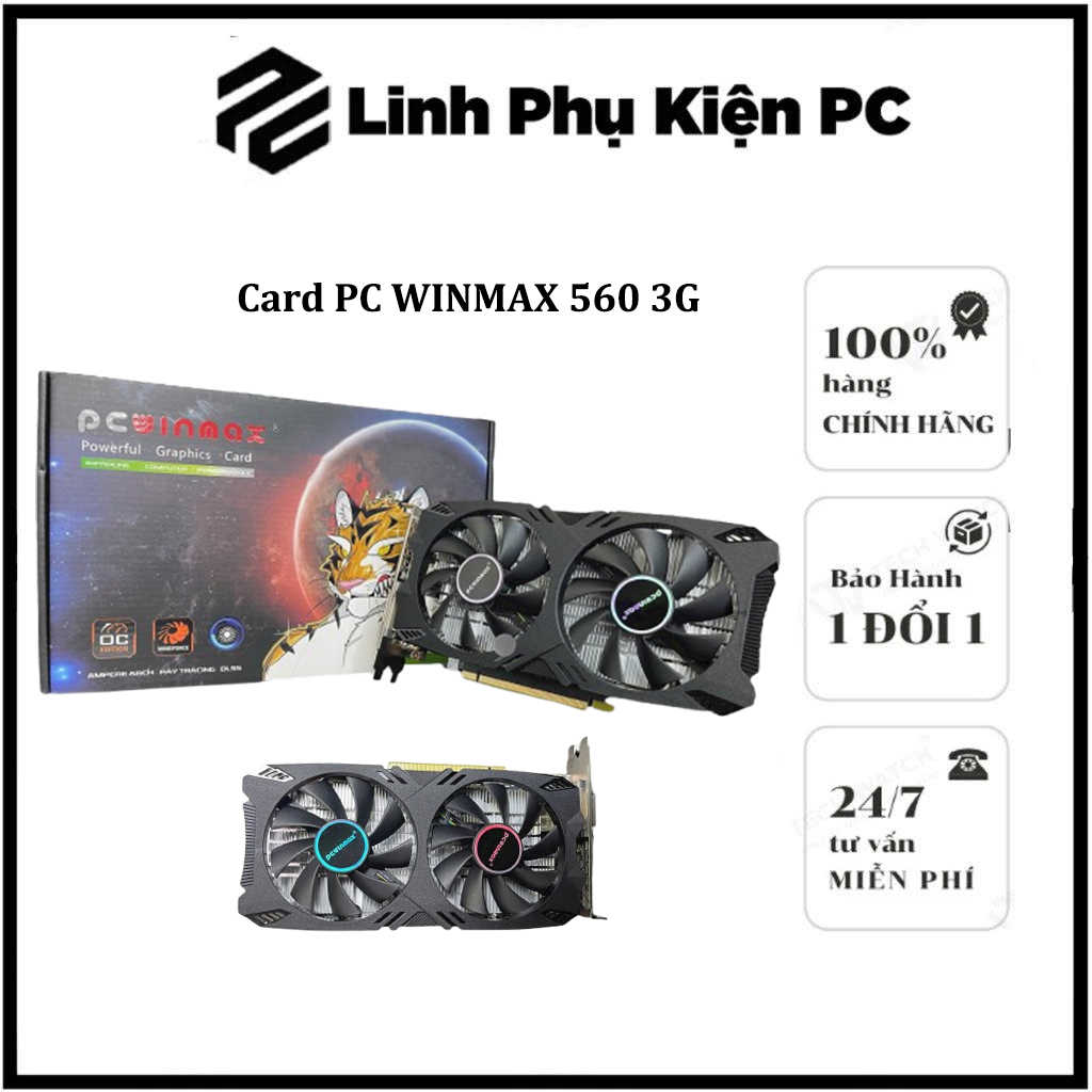 Card VGA PC WINMAX GTX 1060 3GB GDDR5 BẢO HÀNH 3 NĂM | Shopee Việt Nam