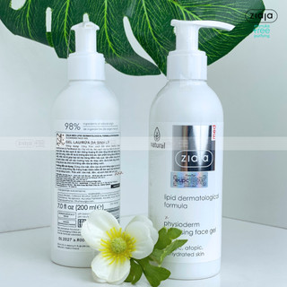 Gel Lau/Rửa Da Sinh Lý Ziaja Med Lipid Dermatological Formula Physioderm Cleansing Face Gel 200ml