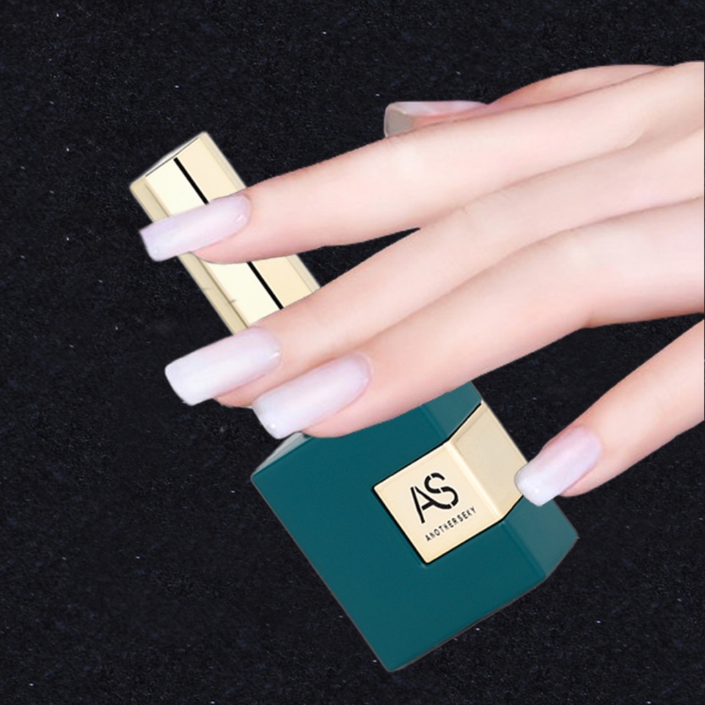 Sơn gel AS màu trắng nước gạo, trắng sữa chua chai 15ml