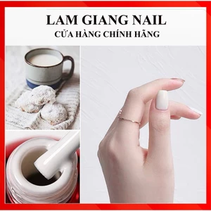 Sơn gel AS màu trắng nước gạo, trắng sữa chua chai 15ml