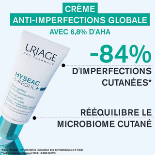 [HÀNG CÔNG TY] Kem Dưỡng Kiềm Dầu, Giảm Mụn Uriage Hyseac 3-Regul Global Skincare (40ml)