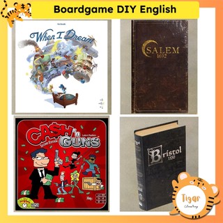 Boardgame DIY English Salem 1692, Bristol 1350, Cash n Guns