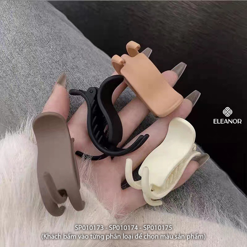 Kẹp tóc nữ Eleanor Accessories trơn đơn giản basic kẹp càng cua phụ kiện tóc 10173