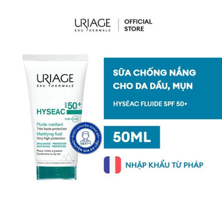 [HÀNG CÔNG TY] Sữa chống nắng cho da dầu, mụn Uriage Hyseac SPF50+ UVB+UVA Fluide (50ml)