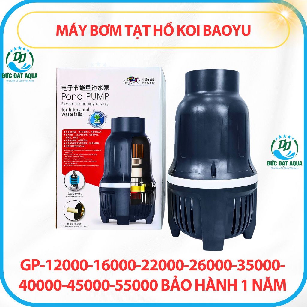 Máy bơm tạt hồ koi baoyu GP-12000-16000-22000-26000-35000-40000-45000-55000 bảo hành 1 năm 4