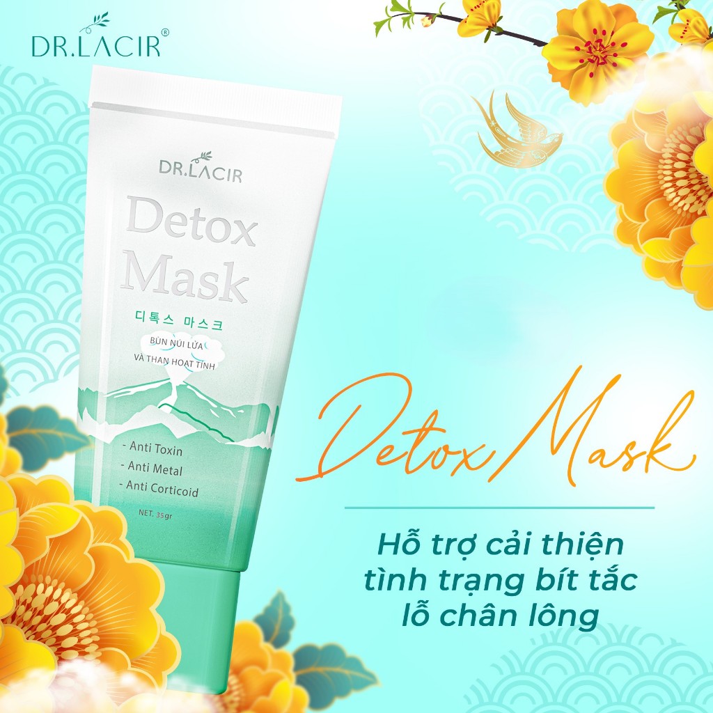 Mặt Nạ Thải Độc DR.LACIR - Detox Da, Làm Sạch Sâu (35g)