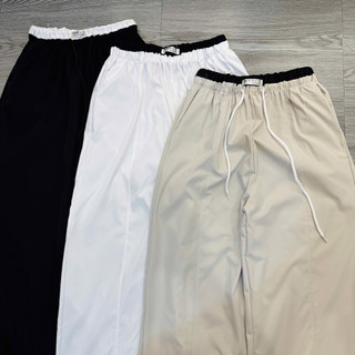 [DEAL MỞ BÁN] Quần Ống Rộng Kaki Gió Hàn mềm mịn siêu mát Cạp viền dây rút dễ mặc tôn dáng m066
