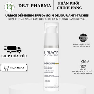 (TEM CÔNG TY) Kem chống nắng URIAGE DÉPIDERM SPF50+ SOIN DE JOUR ANTI-TACHES 30ml
