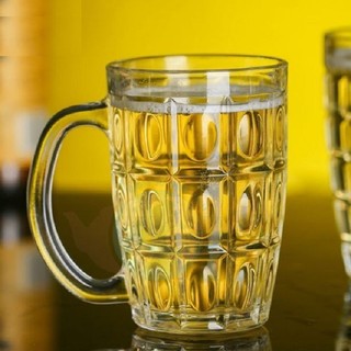 (Cam Kết Đổi Trả Khi Bể Vỡ) Bộ Cốc bia thủy tinh có quai 370 ML hàng dầy chính hãng