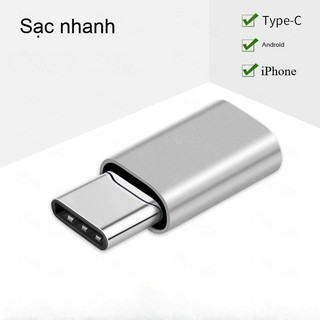 Đầu chuyển sạc Micro / iOS / Type-C – Dùng cho điện thoại, máy tính bảng iPhone, Samsung, Xiaomi, Huawei