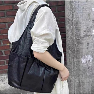 Mua hộ Hàn Quốc Matin Kim  Túi tote xếp li Túi nách Túi đôi Túi tote Túi vai đơn Kích thước nhỏ cộng với túi chéo Túi bê