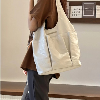 Mua hộ Hàn Quốc Matin Kim  Túi tote xếp li Túi nách Túi đôi Túi tote Túi vai đơn Kích thước nhỏ cộng với túi chéo Túi bê