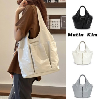 Mua hộ Hàn Quốc Matin Kim  Túi tote xếp li Túi nách Túi đôi Túi tote Túi vai đơn Kích thước nhỏ cộng với túi chéo Túi bê