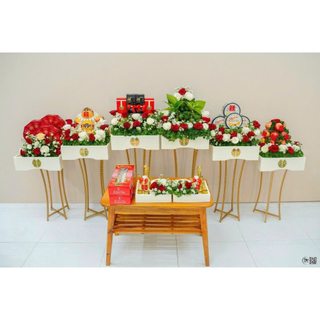 Bộ kệ 6 cái để mâm quả lễ tráp cưới hỏi