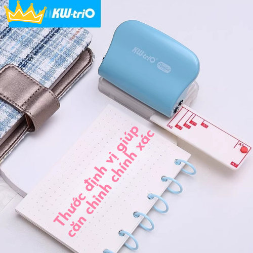 Bấm Lỗ Giấy Sổ Còng 3 Lỗ KW-TRIO 99H3, Máy Bấm Lỗ Tròn Trên Giấy, Đục Lỗ Giấy Làm Sổ Còng A5, A6 (6 Lỗ), B5 (9 Lỗ)