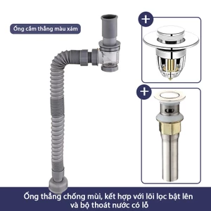 xiphong chậu rửa bát，nắp cống ngăn mùi，Khử mùi，Chống côn trùng，Không tắc nghẽn，Vật liệu dày đặc biệt，Có sẵn – Giao nhanh