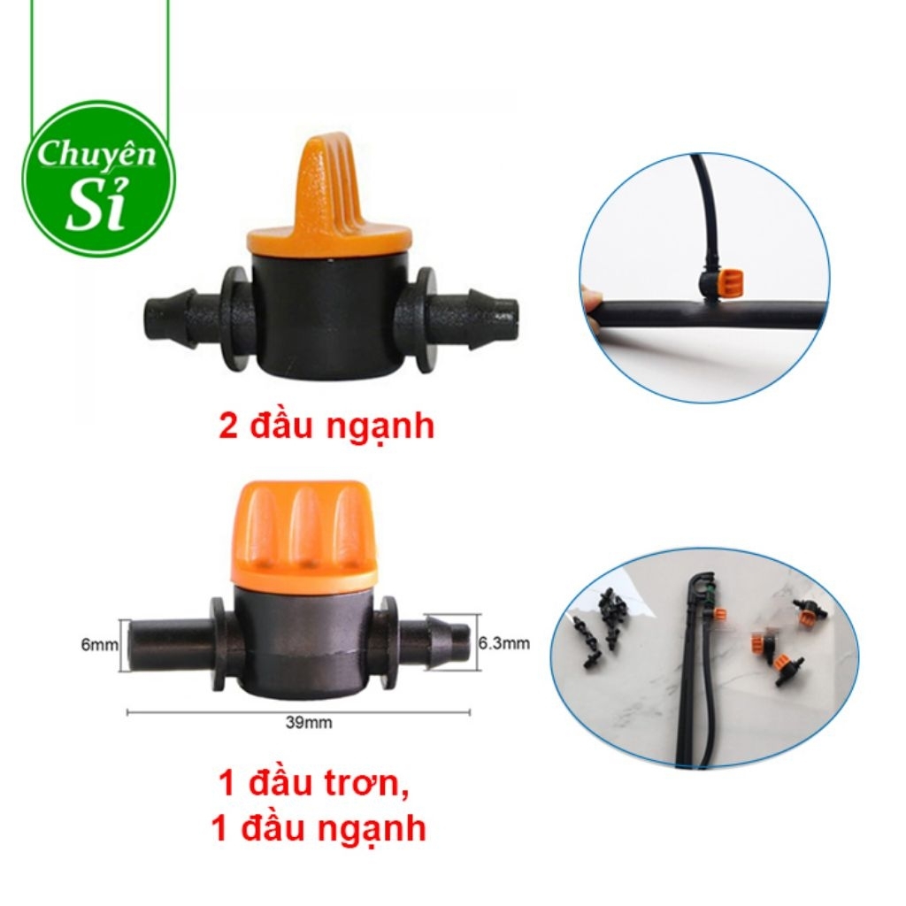 10 cái [ 10 cái ] van sino gắn béc hoặc van sino nối dây 6mm khởi thủy ( có 2 phân loại )