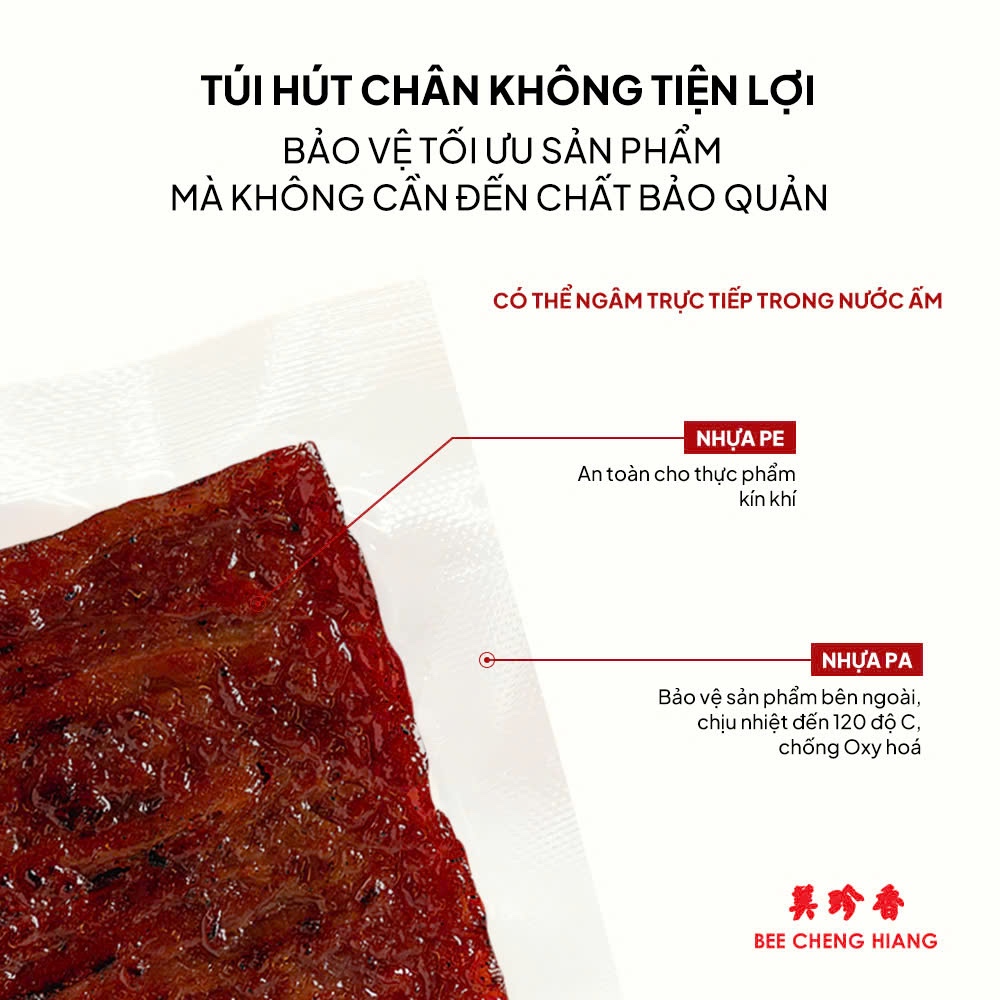 Heo miếng nhỏ Bee Cheng Hiang - Mini EZ Pork - Singapore Bakkwa