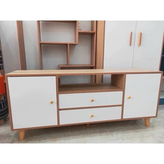 Panda Kệ tivi phòng khách cách Bắc Âu dễ dàng kết hợp với nhiều mẫu bàn trà và tải trọng 300kg