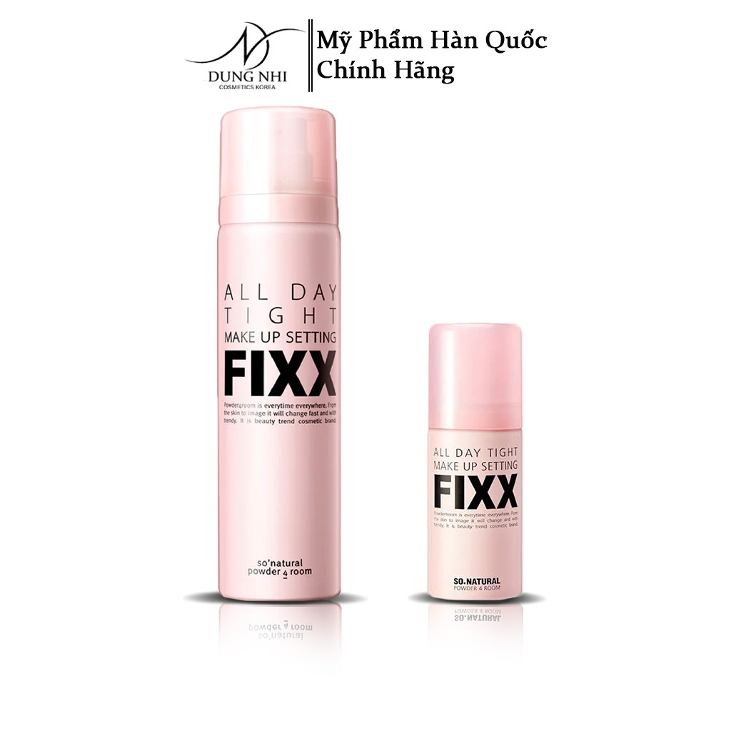Xịt Khóa Nền Toàn Diện Fixx So Natural All Day Tight Make Up Setting ...