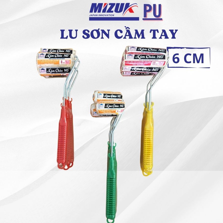 Lu Sơn Mini 6cm – Rulo Lăn Sơn Góc Nhỏ, Khe Hẹp, Viền Cửa - Mizuk ...