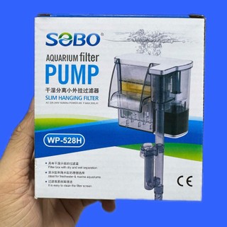 SoBo Wp 528H Lọc Thác Cho Bể Cá Cảnh 30cm Trở Lại (Tặng Kèm Vật Liệu Lọc ) (Công Suất 4w)