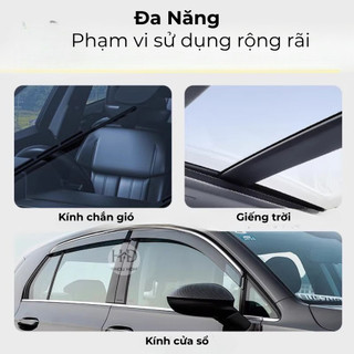 Dung Dịch Phủ Bóng Nano Chống Nước Kính Ô Tô 150ml - Chống Bám Mưa,Tăng Tầm Nhìn, An Toàn Khi Lái Xe