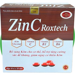 Zin C Roxtech Nâu - Rostex - Vinaphar - Vitamin Phục Hồi