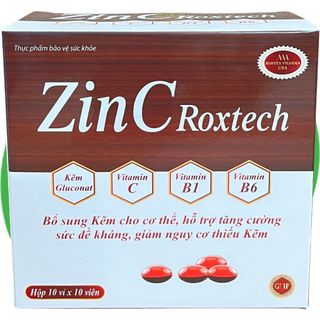 Zin C Roxtech Nâu - Rostex - Vinaphar - Vitamin Phục Hồi