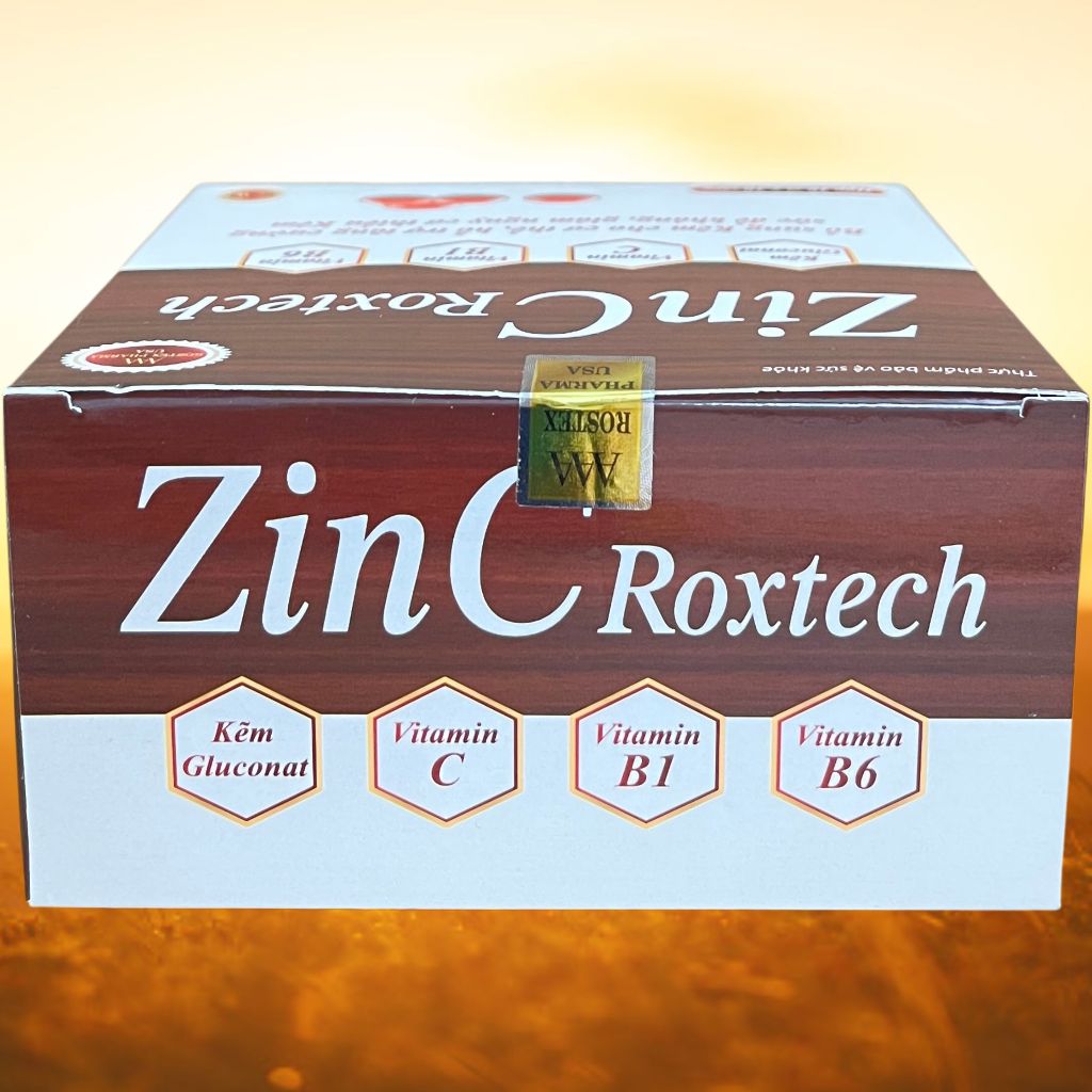 Zin C Roxtech Nâu - Rostex - Vinaphar - Vitamin Thanh Lọc