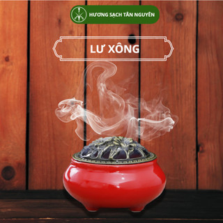 [TẶNG 3 NỤ TRẦM] Lư xông trầm hương Tân Nguyên, lư xông gốm sứ, lư xông gỗ, tặng tấm lót chống nóng