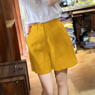 Quần SHORT S01, Quần đùi nữ thiết kế lưng thun phía sau, chất liệu linen cao cấp, mặc mềm mịn, ít nhăn
