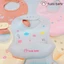 Combo 3 Yếm máng, yếm ăn dặm silicon hàn cao cấp họa tiết xinh xắn cho bé yêu Bahu_Baby