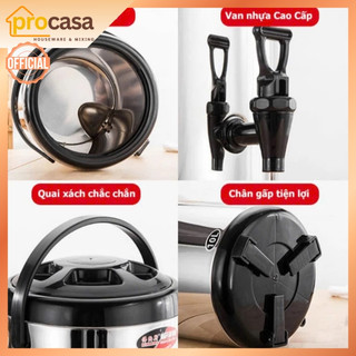 Bình ủ trà - giữ nhiệt dung tích 6 lít - 8 lít - 10 lít - 12 lít