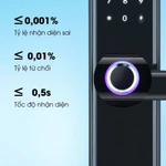 Khoá vân tay AKIA A07 - Nhận diện khuôn mặt Face ID, Nhiều cách mở khoá, Kết nối app TTLock, Bảo Hành 2 năm — ảnh 3
