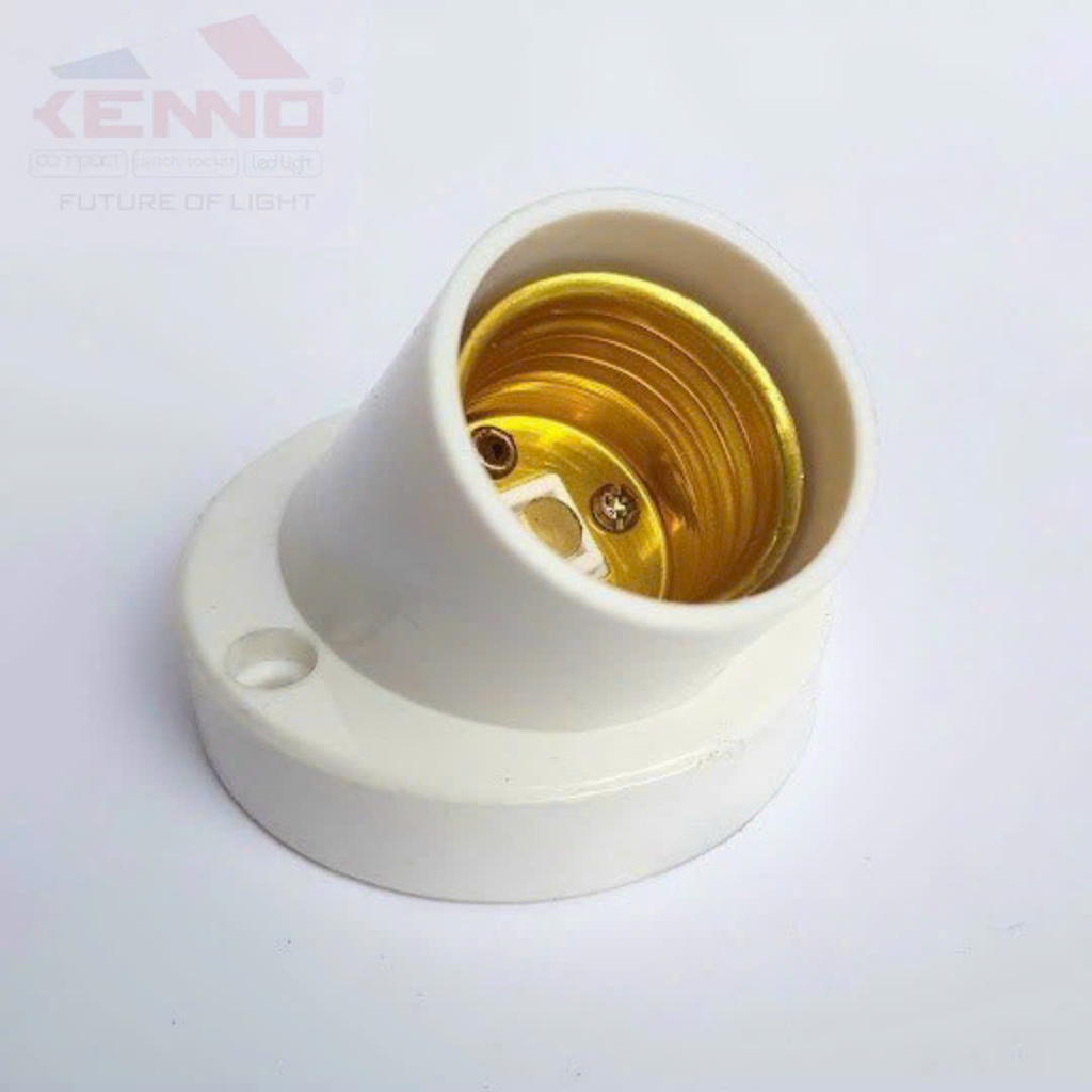 Đui đèn vát Hiếu Hưng gắn tường ĐT3 chuẩn đui E27