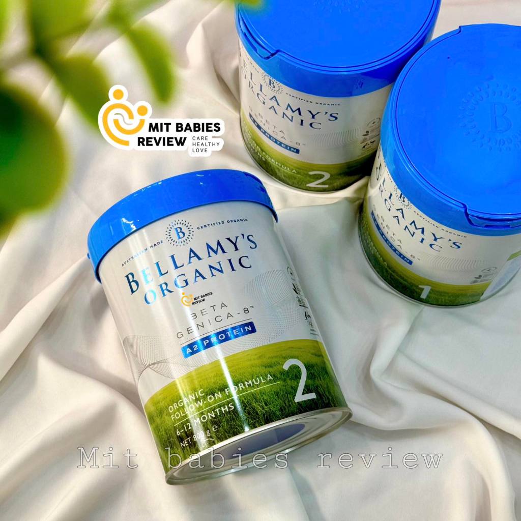 SỮA BELLAMY'S ORGANIC BETA GENICA ĐẠM A2 SỐ 1,2,3,4 800G (Lon