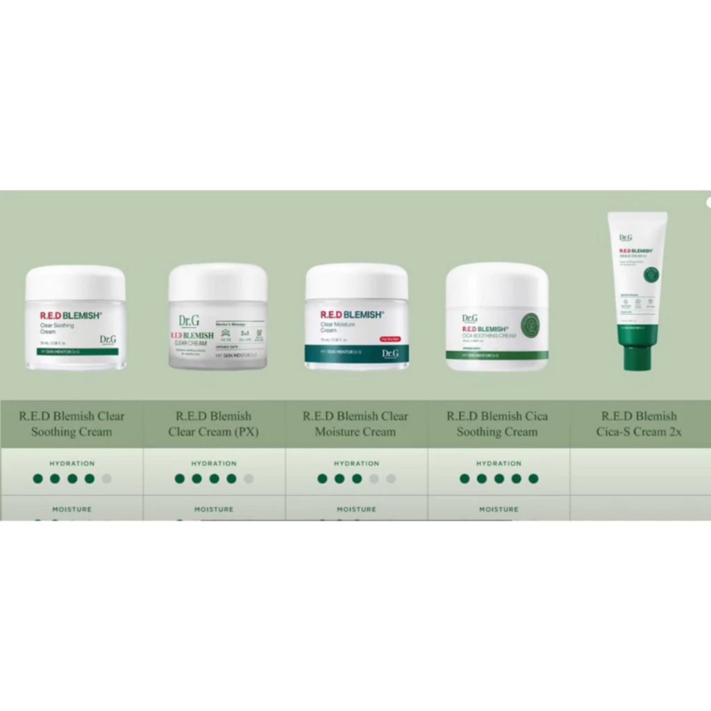 Kem dưỡng Dr.G DrG Red Blemish Clear Soothing Cream - 70ml