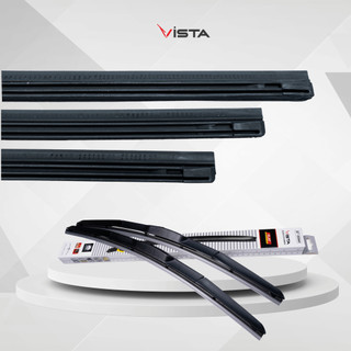 Bộ Phận Của Cần Gạt Nước Ô Tô: Lưỡi Gạt Nước Mưa Chất Liệu Silicon - Thương Hiệu VISTA - Siêu Sạch - Dễ Tháo Lắp