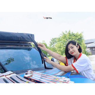 Bộ Phận Của Cần Gạt Nước Ô Tô: Lưỡi Gạt Nước Mưa Chất Liệu Silicon - Thương Hiệu VISTA - Siêu Sạch - Dễ Tháo Lắp
