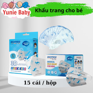 Khẩu trang trẻ em BIOMEQ MASK+ KID họa tiết dễ thương