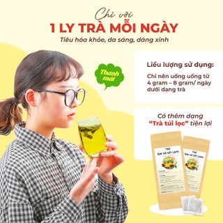 Lá bạc hà sấy khô 100g, bạc hà lẫn cành, lá, thơm, sạch - Lãn Ông