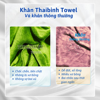Khăn Tắm Spa, Khăn Body Quấn Người THAI BINH TOWEL 70x140cm Thấm Hút Nước Tốt, Siêu Mềm Mịn Chuyên Dùng Cho Spa Làm Đẹp