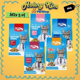 Mr.Vet / Mr Vet 5KG - 10KG Thức ăn cho mèo hạt Topping Cao Cấp T1, T2, T3, T4, G1 Hoàng Kim Petshop