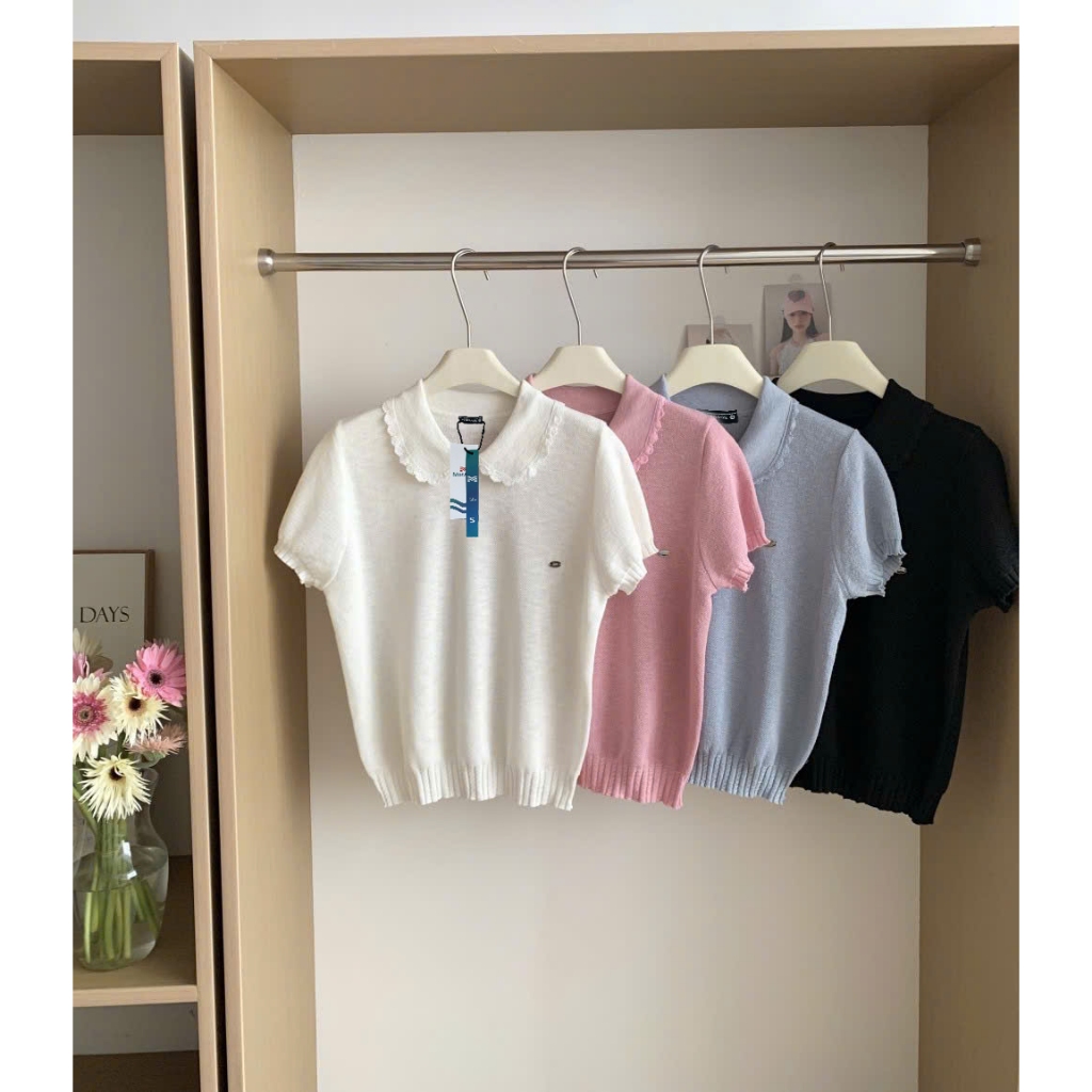 Áo Len Mirage Cổ Bèo Local Brand Chất Len Mongtoghi Mềm Mịn Thoáng Mát.