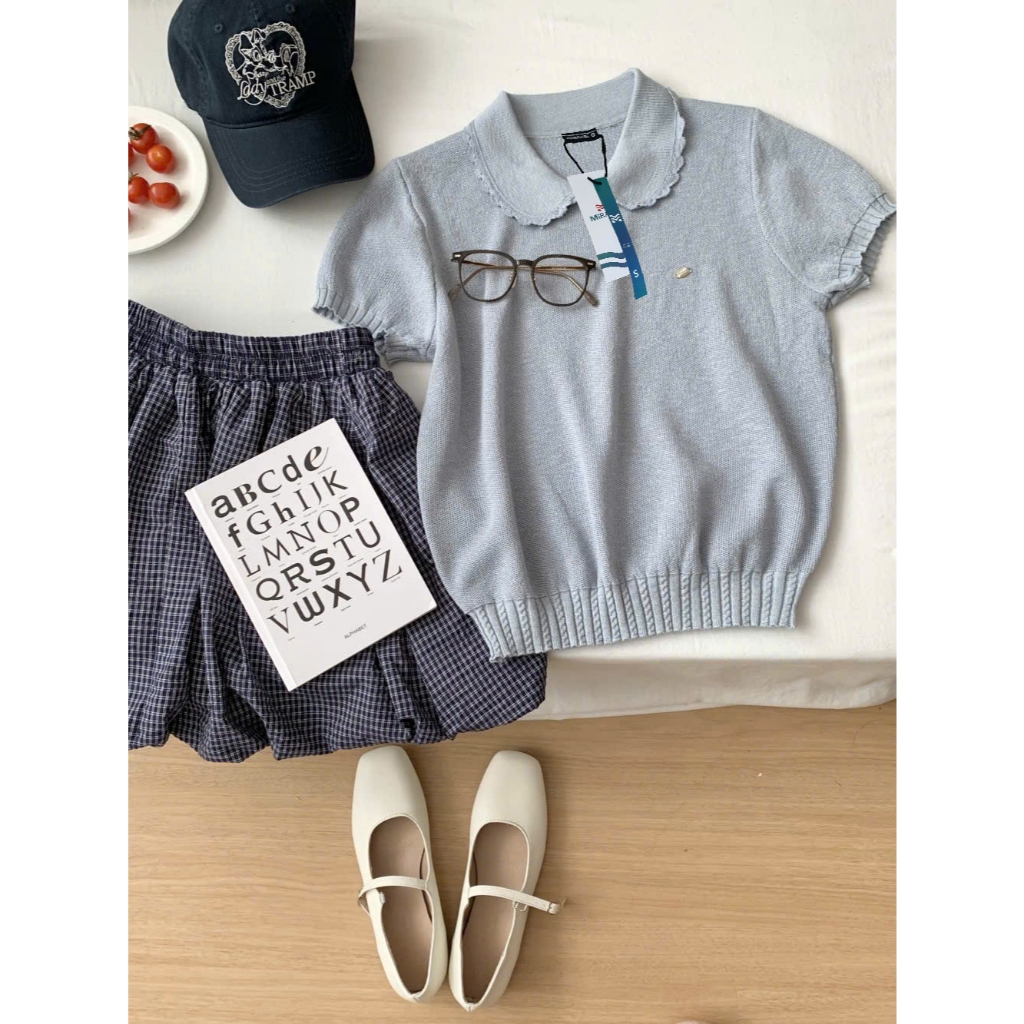 Áo Len Mirage Cổ Bèo Local Brand Chất Len Mongtoghi Mềm Mịn Thoáng Mát.