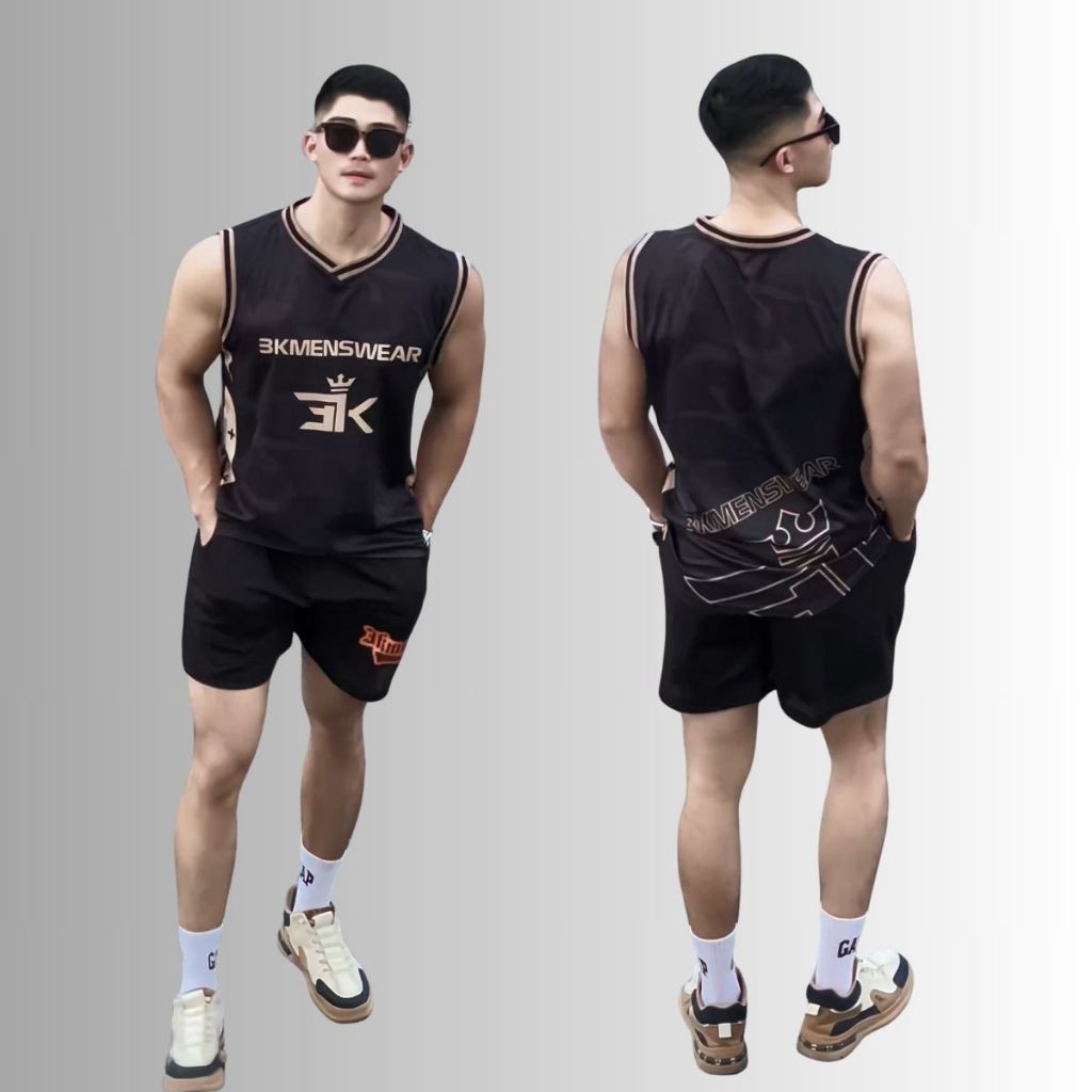 Áo Tanktop 3D+Quần Đùi Thể Thao Bóng Rổ Lưới 2 Lớp Thoáng Khí thấm hút mồ hôi[Combo Độc Quyền 3KMEN]