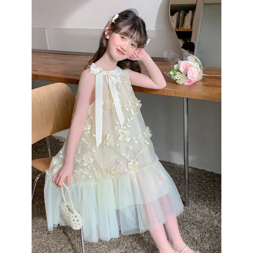Đầm công chúa trẻ em thiết kế kiểu dáng hoàng gia, váy dự tiệc hóa thân nàng tiên xinh đẹp, chất liệu cao cấp mềm mại
