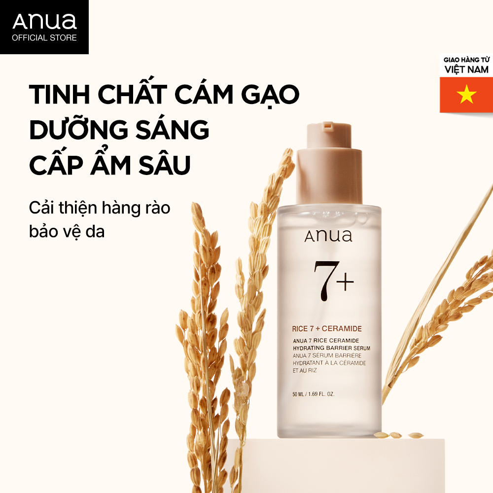 Tinh Chất Cám Gạo Dưỡng Sáng Cấp Ẩm Sâu Cho Da - ANUA 7 RICE CERAMIDE ...