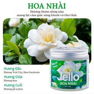 Sáp Thơm Ô Tô Jello Khử Mùi Hiệu Quả - Hương Thơm Thanh Lọc Tự Nhiên, Lưu Hương Lâu
